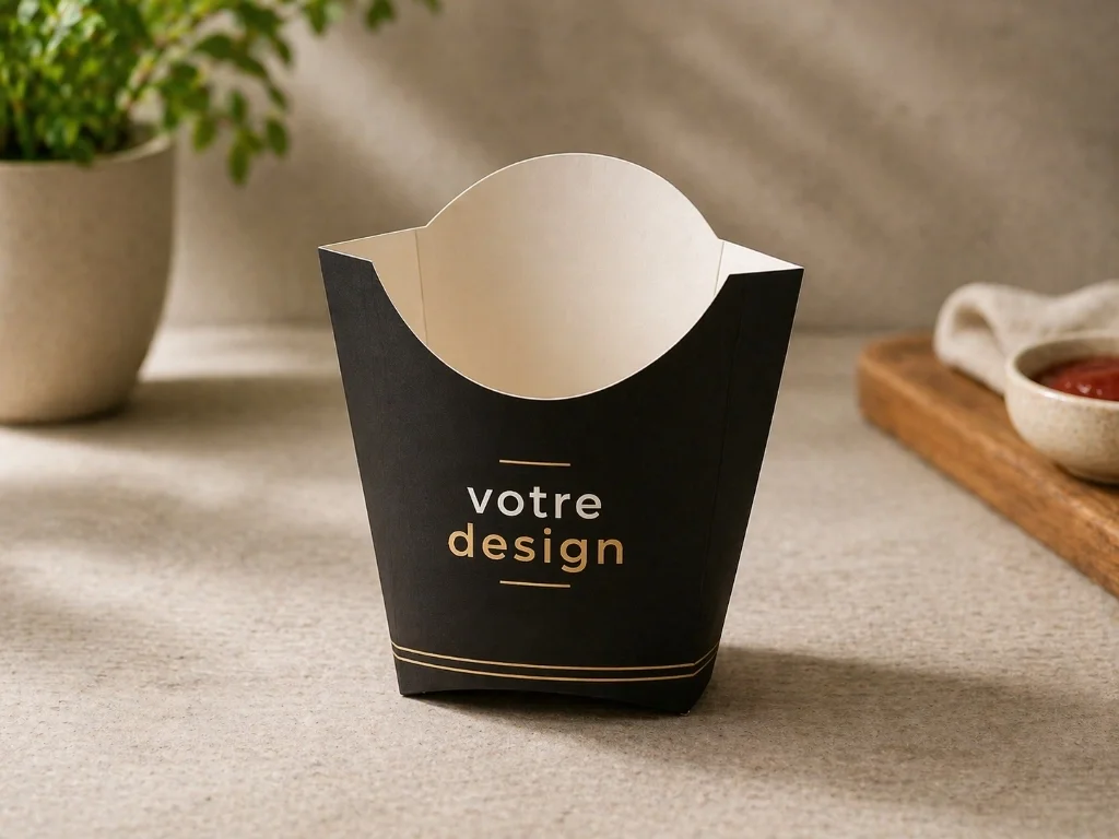 Emballage pour frites personnalisable