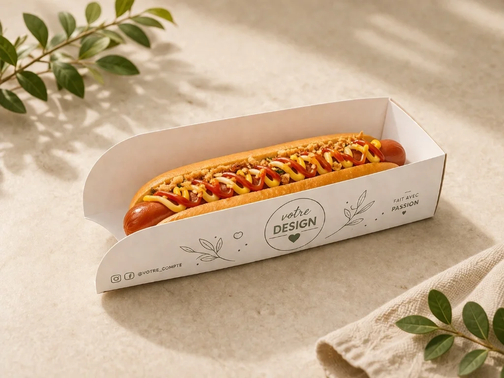 Emballage pour HotDog personnalisable