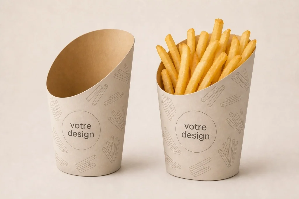 Pots de frites personnalisable